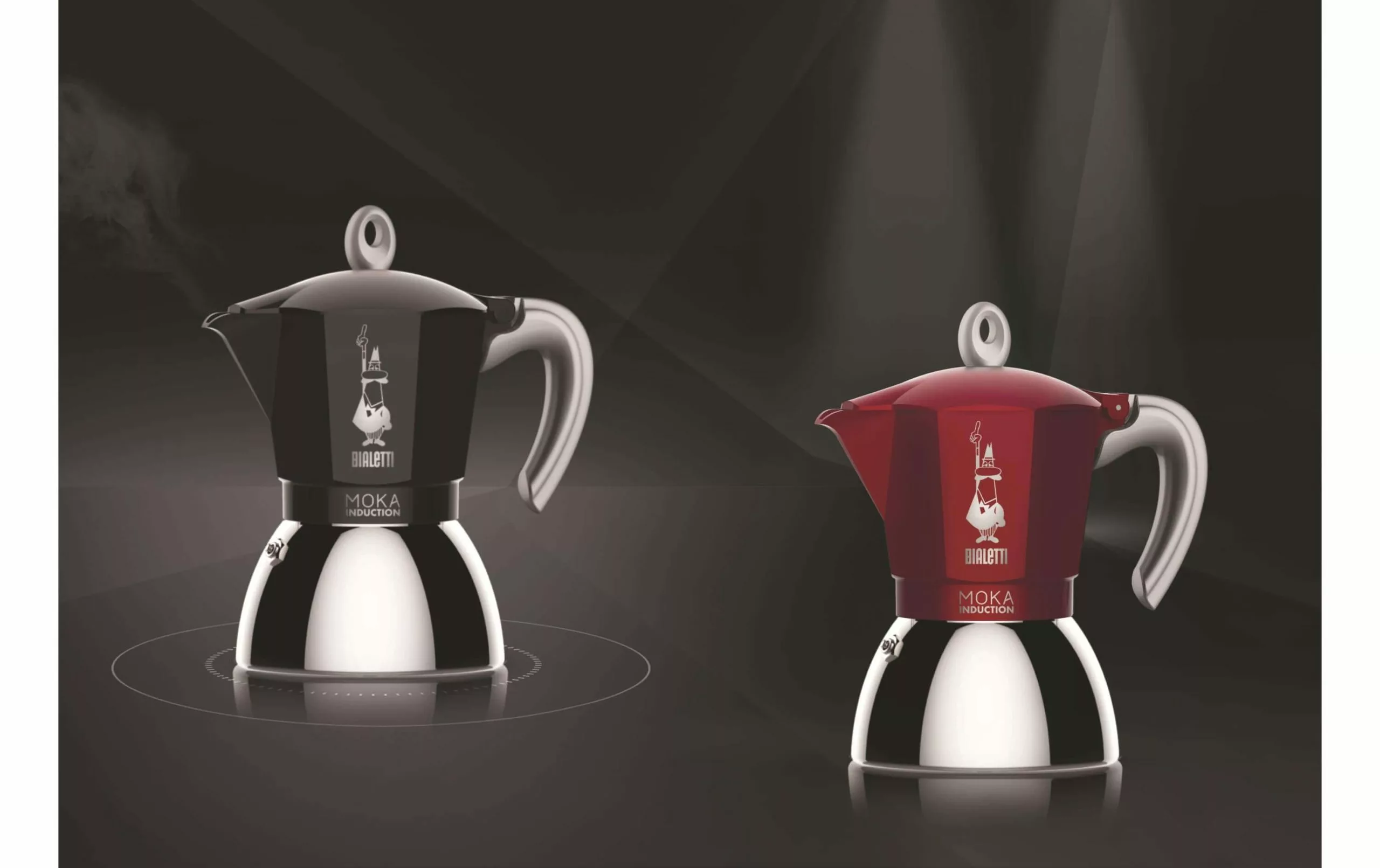 Bialetti Cafetière Italienne New Moka Induktion 2 Tasse, Noir - Pot à Espresso 4 Bialetti Cafetière Italienne New Moka Induktion 2 Tasse, Noir - Pot à Espresso – Image 2