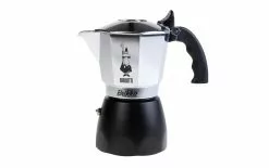 Bialetti Cafetière Italienne New Brikka 4 Tasse, Argenté - Pot à Espresso