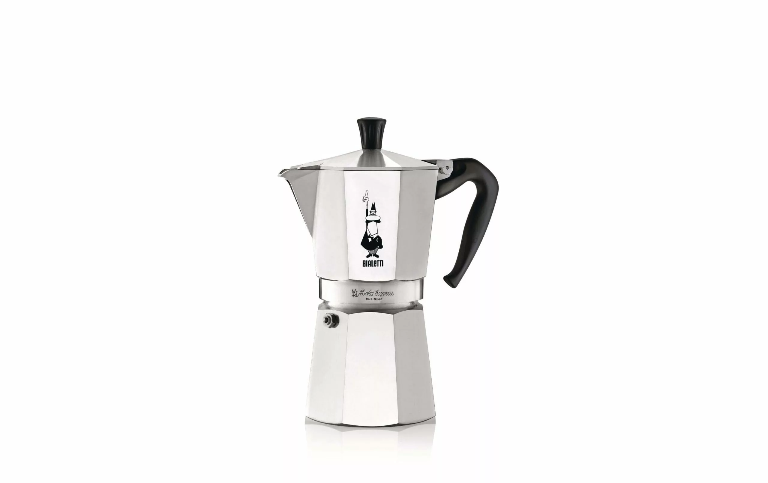 Bialetti Cafetière Italienne Moka Express 9 Tasse, Argenté - Pot à Espresso 3 Bialetti Cafetière Italienne Moka Express 9 Tasse, Argenté - Pot à Espresso