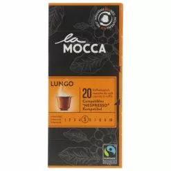 La Mocca Lungo - Capsules à Café Compatibles Avec Nespresso®