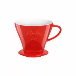Melitta Sachets Filtres Porcelaine 1x4 Rouge - Accessoires Pour Machine à Café Porte-tamis