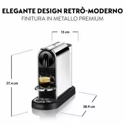 De'Longhi CitiZ Platinum Stainless Steel EN220.M - Nespresso® Original 6 De'Longhi CitiZ Platinum Stainless Steel EN220.M - Nespresso® Original -magasin de machines à café 10730939 2 d 3