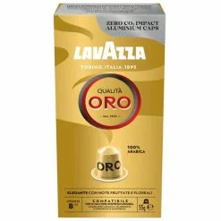 LAVAZZA Qualità Oro Café Nespresso 10 Capsules En Aluminium - Café En Grains