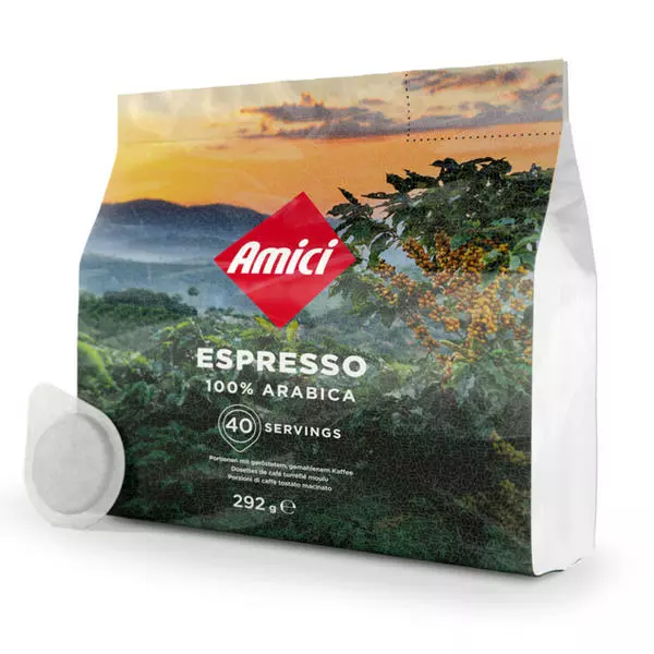 Amici 1 Sachet De 40 Portions D`espresso - Café En Grains 3 Amici 1 Sachet De 40 Portions D`espresso - Café En Grains
