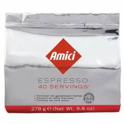 Amici 1 Sachet De 40 Portions D`espresso - Café En Grains