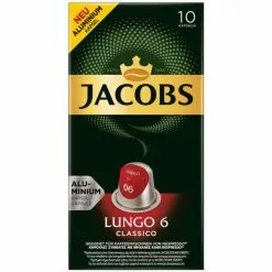Jacobs Lungo 6 Classico - Capsules à Café Compatibles Avec Nespresso®
