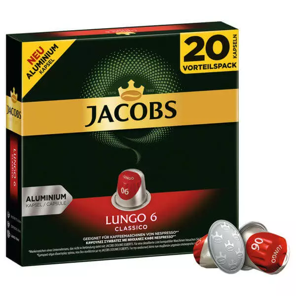 Jacobs BigPack Lungo Classico - Capsules à Café Compatibles Avec Nespresso® 3 Jacobs BigPack Lungo Classico - Capsules à Café Compatibles Avec Nespresso®