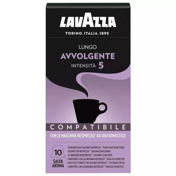 LAVAZZA Lungo Leggero Capsules - Capsules à Café Compatibles Avec Nespresso® 3 LAVAZZA Lungo Leggero Capsules - Capsules à Café Compatibles Avec Nespresso®
