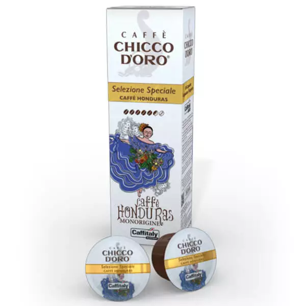 CHICCO D´ORO Capsules Caffitaly System Caffé Honduras - Café En Grains 3 CHICCO D´ORO Capsules Caffitaly System Caffé Honduras - Café En Grains