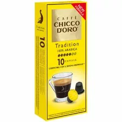 CHICCO D´ORO Capsules Tradition 100% Arabica - Capsules à Café Compatibles Avec Nespresso®