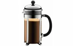 Bodum Cafetière Chambord 1 L, Argenté - Cafetière