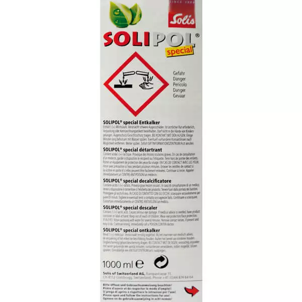 Solis SOLIPOL Spezial - Détartrants Et Nettoyants 4 Solis SOLIPOL Spezial - Détartrants Et Nettoyants – Image 2